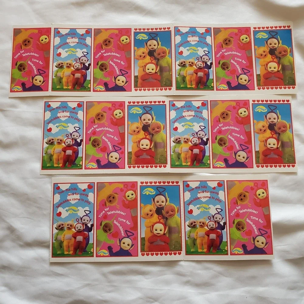 Vintage 2000 Teletubbies Valentine Cards Kids American Greetings